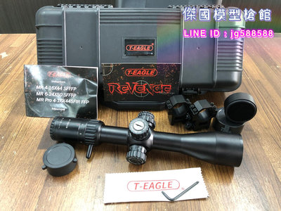 (傑國模型)T-EAGLE MR PRO 4-16X44 SF IR FFP防震高透光 瞄準鏡 狙擊鏡