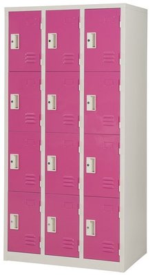 亞毅員工內務櫃12人粉紅色衣櫃 12門綠色衣櫃 藍色工業風 衣櫃 置物櫃鐵櫃 註 無現貨無現貨需製作
