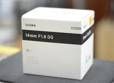【金茂攝影】Sigma A 14mm F1.8  DG HSM Art for Canon 公司貨(請詢問是否有貨)