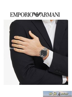 商務手錶 Armani阿瑪尼旗艦店手表男士運動型商務簡約石英表男款品牌AR1863機械表 -促銷