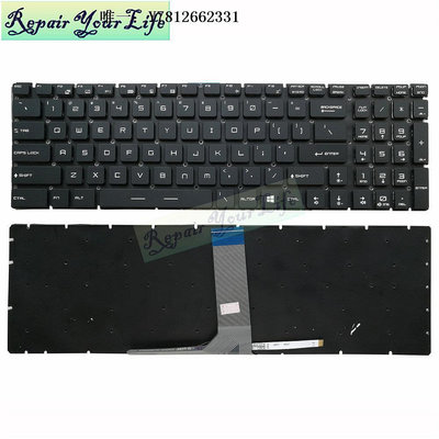 電腦零件適用微星 MSI GP72 MS-16K4 WS70 GS70 PE60 PE70 GP62鍵盤帶背筆電配件