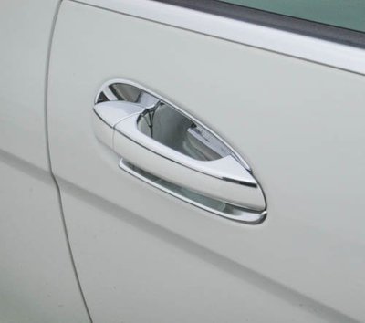 IDFR ODE 汽車精品 BENZ C W204 WAGON 07-11 鍍鉻車門把手內襯 電鍍車門把手內襯
