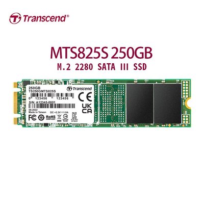 「Sorry」創見 SSD MTS825S 825S 250GB TLC M.2 2280 SATA3 固態硬碟