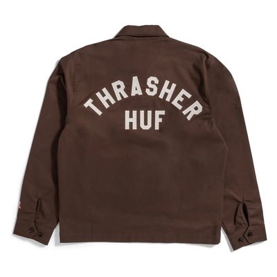 全新 現貨 Huf x Thrasher field jacket 艾森豪 夾克 工裝  美式 街頭 復古 騎士 滑板