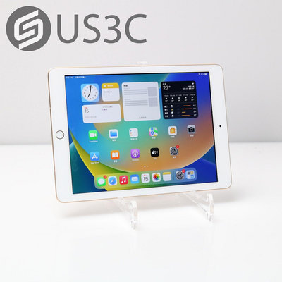 【US3C-桃園春日店】【一元起標】公司貨 Apple iPad 5 128G WiFi 金 9.7吋 800萬畫素 A9 晶片 指紋辨識 蘋果平板 二手平板