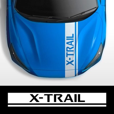 Nissan X-Trail T31 T30 汽車引擎蓋貼紙 PVC汽車裝飾貼紙 汽車引擎蓋裝飾貼花 多色可選