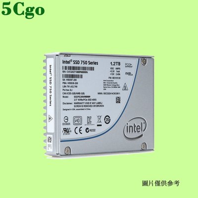 5Cgo【含稅】Intel英特爾750 1.2T固態硬碟SSD NVMe U.2 PCIe高速 另有400G 800G