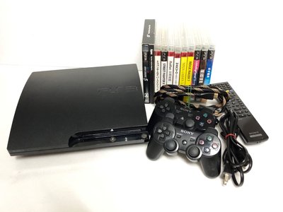 Sony PS3 CECH-2007A 主機（4.81無改機）、原廠手把*2、原廠遊戲*10