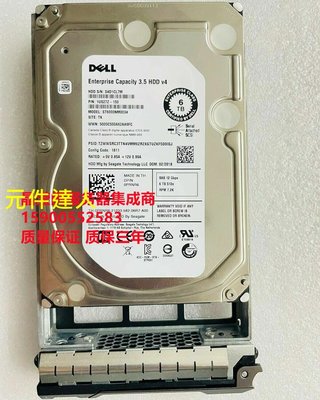 DELL MD3660F MD3660I MD3800F MD3800I儲存 硬碟6T 7.2K 3.5 SAS