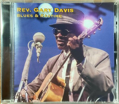 Fingerstyle指彈吉他音樂Rev. Gary Davis Blues &amp; Ragtime附PDF樂譜美版全新未拆