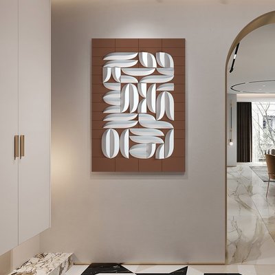 特賣-3d立體浮雕裝飾畫客廳沙發背景墻高檔大氣2021玄關掛畫高級感壁畫