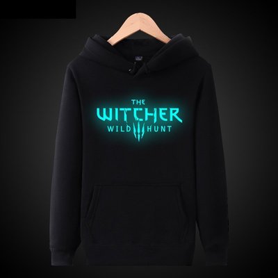 【SeVeN Shop】精選代購 The Witcher♥#6♥巫師♥夜光版♥加厚高磅數刷絨毛鋪棉♥連帽帽T♥大尺碼衛衣