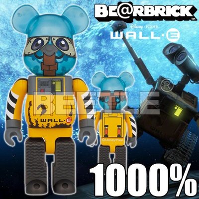 BEETLE BE@RBRICK 迪士尼 DISNEY WALL-E 瓦力 BEARBRICK 庫柏力克熊 1000%