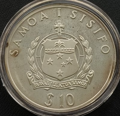 薩摩亞    巴塞隆納奧運會紀念   10 Tala   1992年      銀幣(92.5%銀)  1836