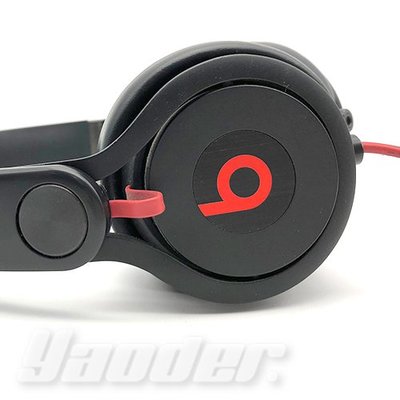 【福利品】Beats Mixr 黑(5)專業DJ款線控通話輕量設計耳罩式耳機☆無外包裝☆免運☆送收納袋