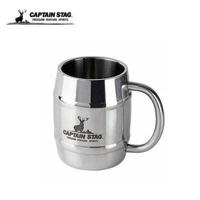 【暫缺貨】CAPTAIN STAG 鹿牌 UH-0039 不鏽鋼啤酒杯 420ml 不鏽鋼杯 酒杯 水杯 茶杯 杯子 露營