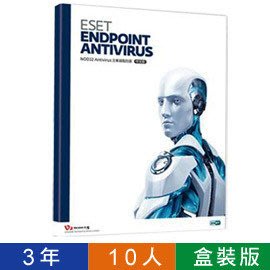 ESET Endpoint Antivirus 5 企業版含中央控管-三年10組用戶授權盒裝版-再加送聲寶濾水壺