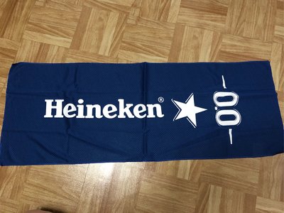 Heineken  海尼根 0.0涼感毛巾 涼感巾 尺寸30*80