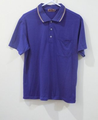 2手 素色短袖POLO衫~紫色/藍色(21