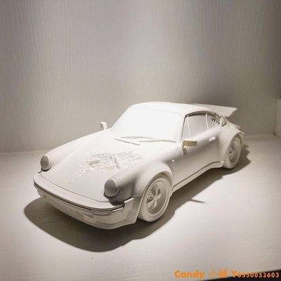 【熱賣精選】 Daniel Arsham 侵蝕結晶保時捷911 藝術汽車雕塑模型 限量款擺件