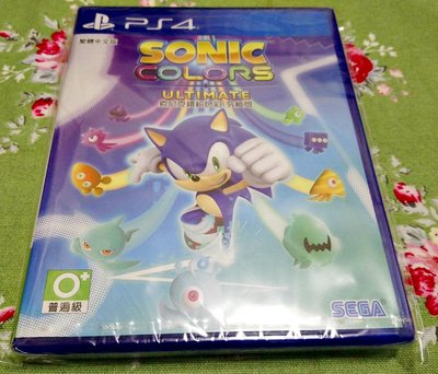 幸運小兔 (新品) PS4 音速小子 繽紛色彩 究極版 中文版 Sonic Colors Ultimate