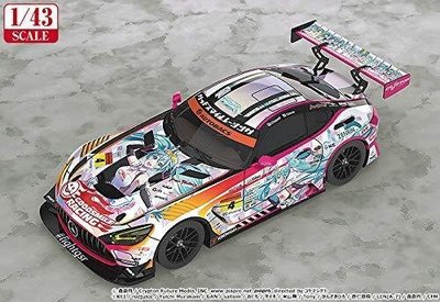 ☆優達團購☆日貨 842801 初音未來 AMG 2021 SUPER GT参戦100戦記念 1：43合金模型車限量收藏
