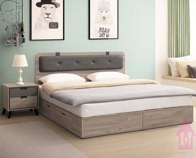 【X+Y時尚精品傢俱】現代雙人床組系列-奧克蘭 5尺雙人床頭片.不含床頭櫃及床架.環保木心板材質.另有6尺.摩登家具