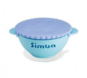 小獅王 辛巴 Simba 美味曲奇吸盤碗(藍莓優格)