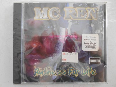 MC Ren - Ruthless for Life 進口美版