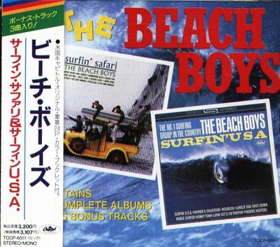K - The Beach Boys - Surfin Safari Surfin USA - 日版 CD+3BONUS