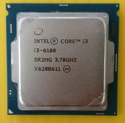 {土城}6代Intel Core i3-6100_3.7GHz_1151腳位CPU_良品