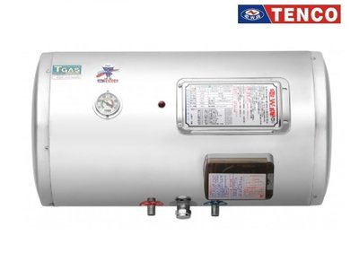《台灣尚青生活館》TENCO 電光牌 ES-904B012F 貯備型 不鏽鋼 電能熱水器 12加侖✅ 橫掛式