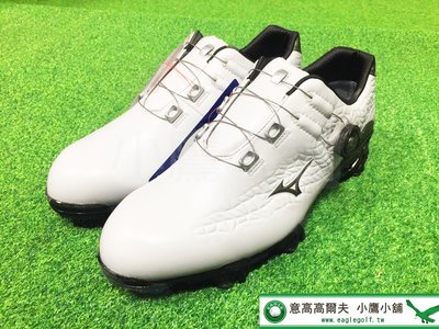 [小鷹小舖] 僅剩一雙 Mizuno Golf GENEM 009 Boa 美津濃 高爾夫 有釘 球鞋 BOA旋扣式鞋帶