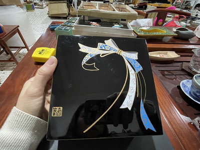 日本回流大漆 樹脂胎 收納盒  茶盒  首飾盒  文房用具