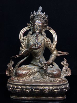 純銅金剛薩埵佛像，重2.4公斤，35080R
