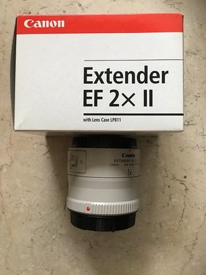 【Canon】Extender EF 2X II-加倍鏡--公司貨 過保 附彩盒價可議 少用