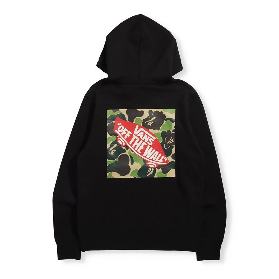 A BATHING APE BAPE X VANS PULLOVER HOODIE 迷彩連帽上衣。太陽選物社