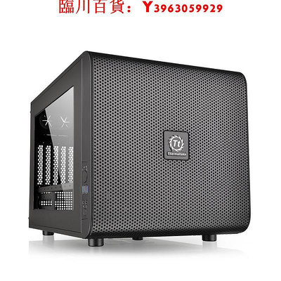 可開發票量大優惠Tt（Thermaltake）Core V21黑色水冷臺式電腦主機mini桌面小機箱
