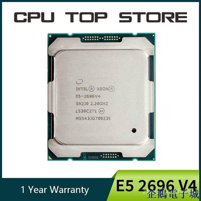 溜溜雜貨檔CPU Used Intel Xeon E5 2696 V4 E5 2696V4 2.2GHz 22 Cores