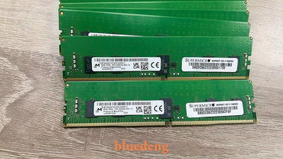 鎂光 8G 1RX8 PC4-3200AA DDR4 ECC REG 8GB RDIMM 伺服器記憶體