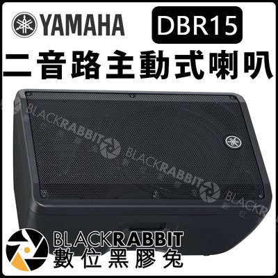 數位黑膠兔【 YAMAHA DBR15 二音路主動式喇叭 單顆 】舞台監聽 舞台音響設備 主喇叭 擴大機