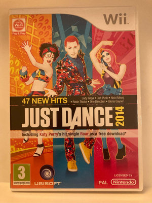 Wii英國原版遊戲片Just dance 2014 &amp; Just dance 2
