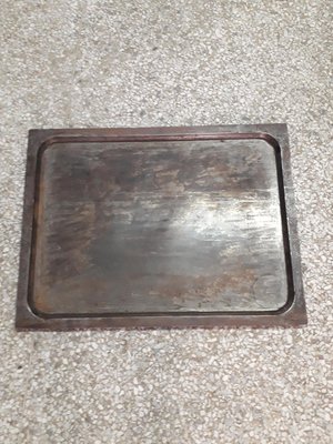 鑄鐵平底鍋，約25公斤重，約71.8×53.5公分