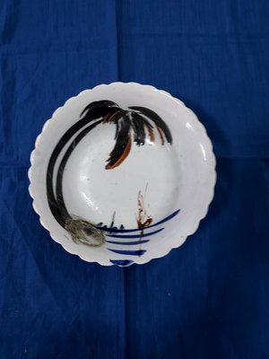 台灣老碗盤，椰子大碗公