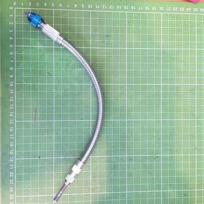 促銷品-平價 30公分長-六角頭-蛇管可彎曲的延長起子頭-可用於一般電鑽充電電鑽與衝擊式起子機適用於邊邊角角的地方拆鎖螺