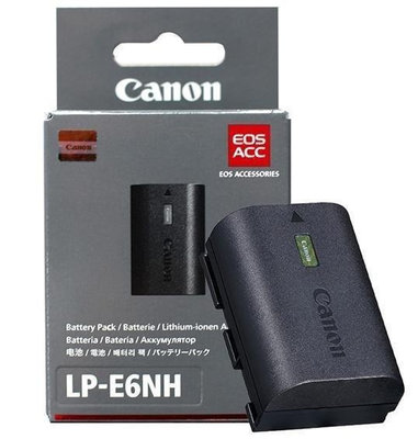 全新 Canon LP-E6n 原廠鋰電池 or Canon LP-E6nH 原廠鋰電池
