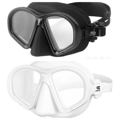 游龍潛水✴AROPEC SHALE MASK 低容積雙面鏡 自潛面鏡 雙面鏡 (霧框)