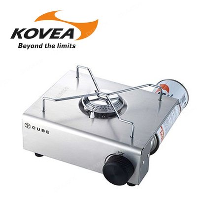 全新 韓國製造 KOVEA CUBE迷你卡式爐 原裝進口 復古經典卡式爐 經濟部商檢局認可 摩卡壺可用