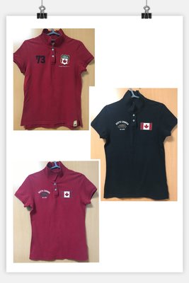 珮珮百寶箱🎁 加拿大 ROOTS 短袖polo衫 國旗紀念版x2+楓葉紀念版