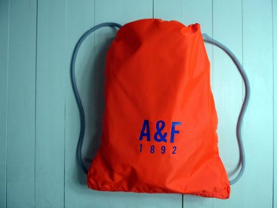 ☆【A&F包包館】☆【Abercrombie&Fitch束口後背包】☆【AFW001H3】(橘)